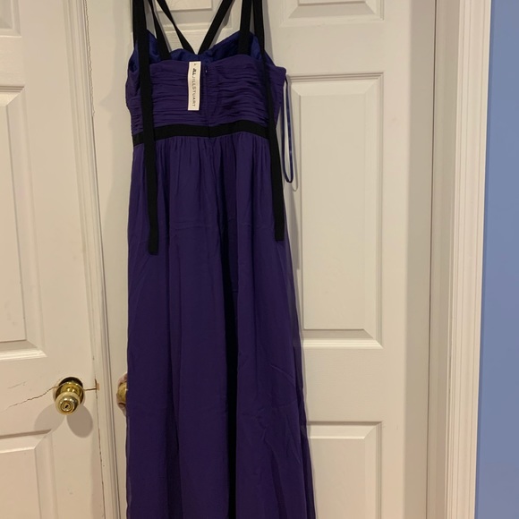 Jill Jill Stuart Women's Strappy Silk Chiffon Gown - Picture 4 of 9